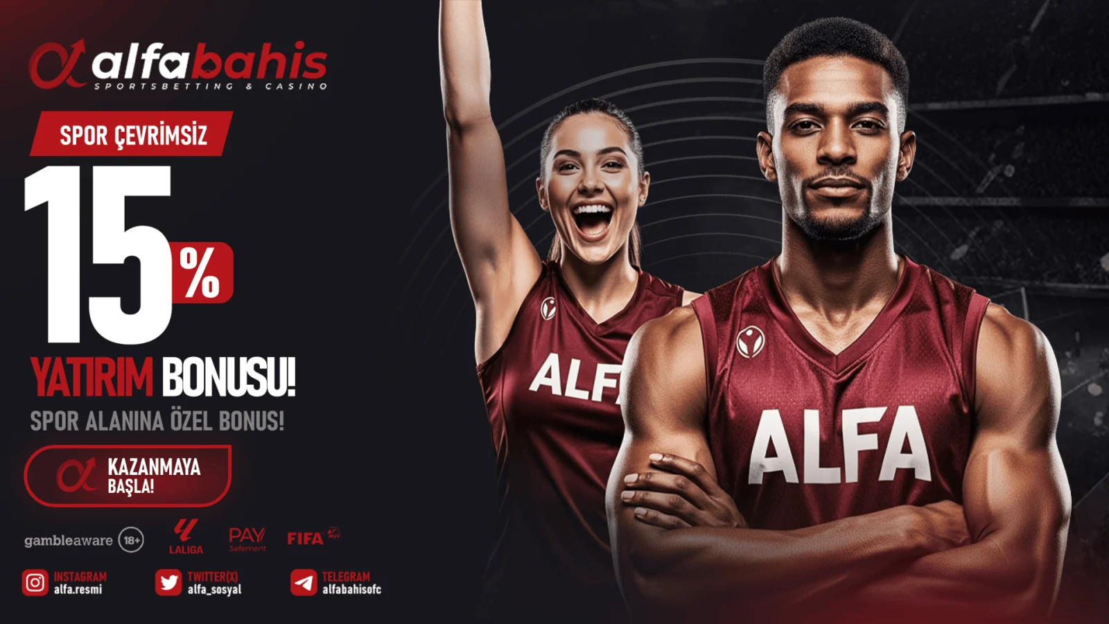 Alfa Bahis 15 TL Spor Çevrimsiz