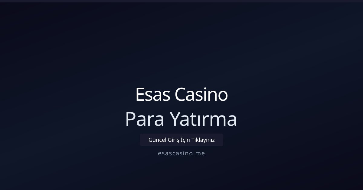 Alfa Bahis Para Yatırma